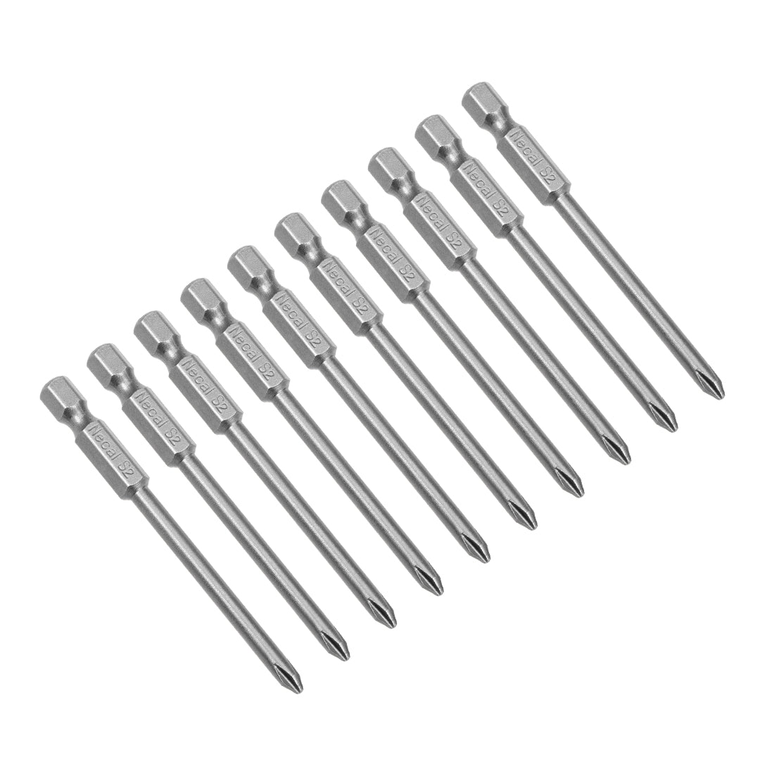 uxcell Uxcell Magnetic Phillips Screwdriver Bits, Hex Shank S2 Power Tool Kit