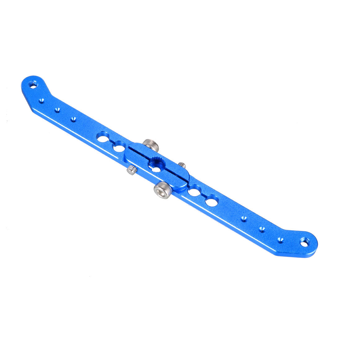 uxcell Uxcell Aluminum Servo Arms Double Arm 24T M3 Thread Blue, for 4 Inch