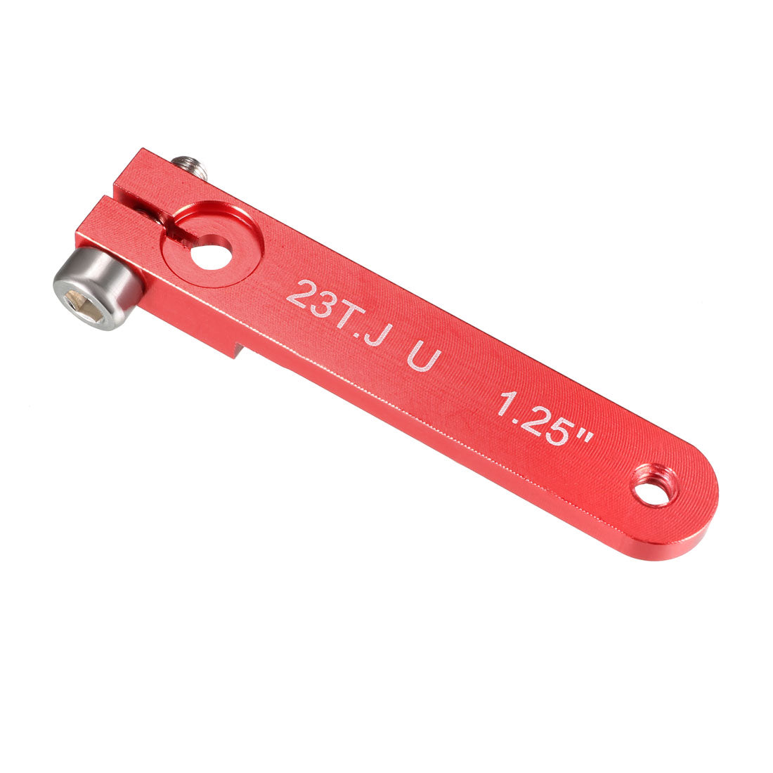 uxcell Uxcell Aluminum Servo Arms Single Arm 23T 4-40# Thread Red, for 1.25 Inch JR
