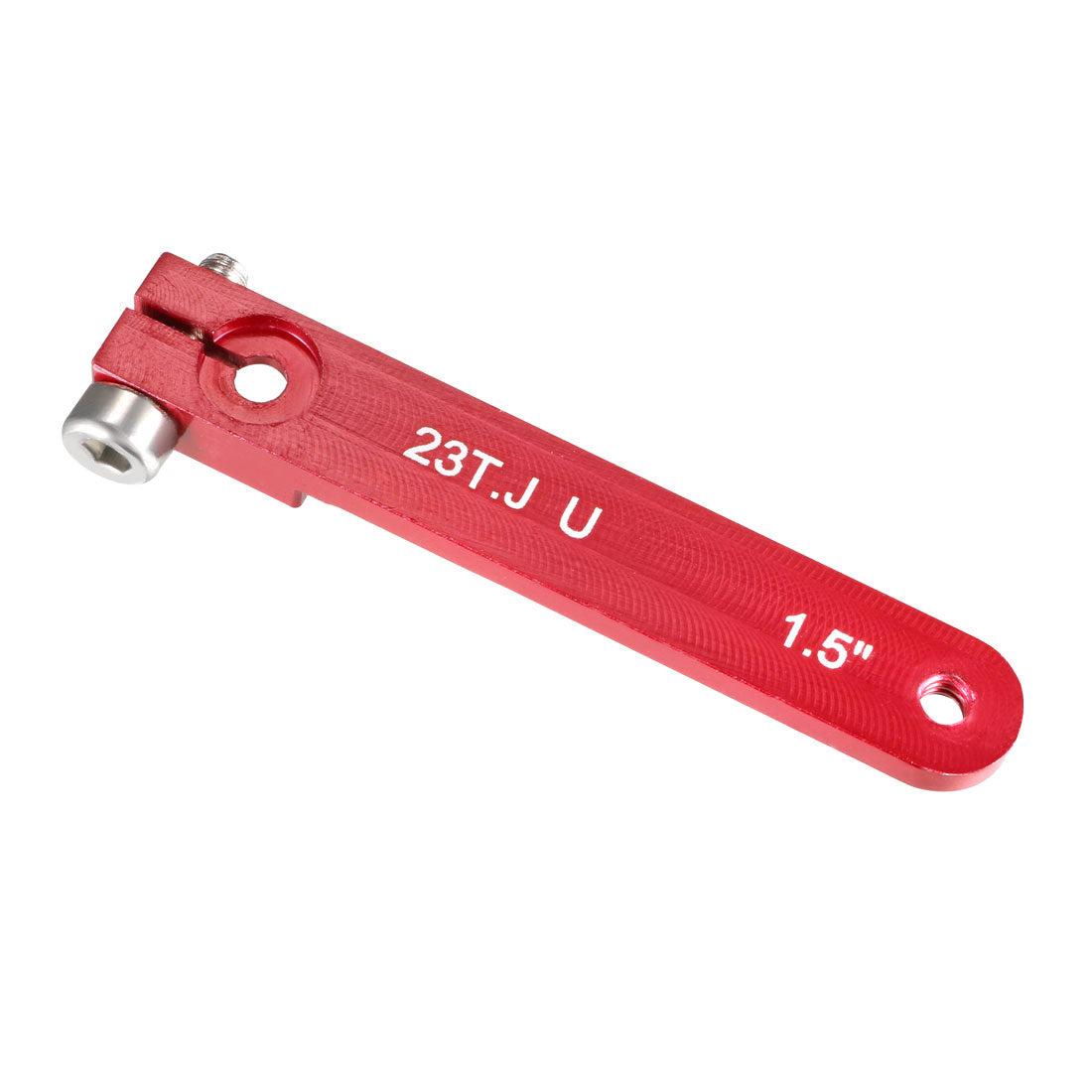 uxcell Uxcell Aluminum Servo Arms Single Arm 23T 4-40# Thread Red, for 1.5 Inch JR