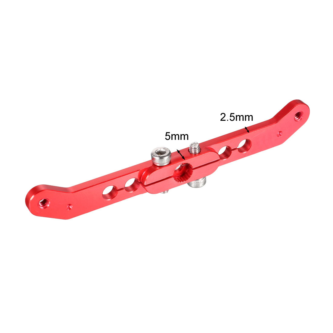 uxcell Uxcell Aluminum Servo Arms Double Arm 23T 4-40# Thread Red, for 3 Inch JR