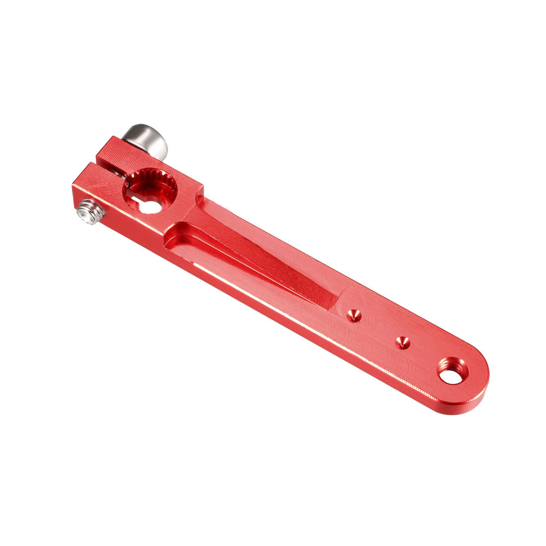 uxcell Uxcell Aluminum Servo Arms Single Arm 25T 4-40# Thread Red, for 1.5 Inch Futaba