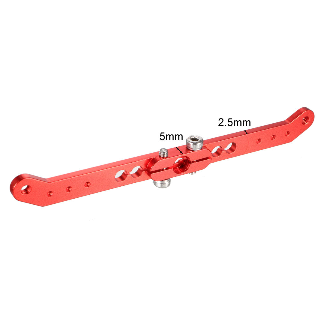 uxcell Uxcell Aluminum Servo Arms Double Arm 25T 4-40# Thread Red, for 4 Inch Futaba