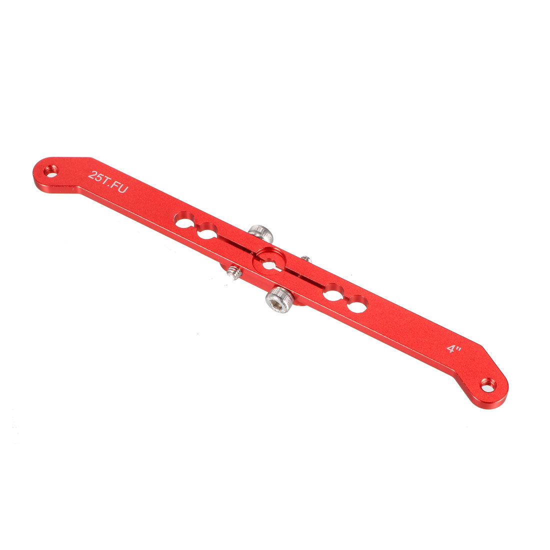 uxcell Uxcell Aluminum Servo Arms Double Arm 25T 4-40# Thread Red, for 4 Inch Futaba