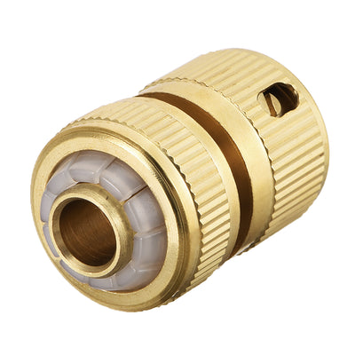uxcell Uxcell 1/2" Brass Quick Connectors Adapters Garden Hose   Fittings
