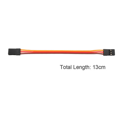 Harfington Uxcell 4 Inches 100mm 3-pin Servo Extension Wire for RC Futaba Lock