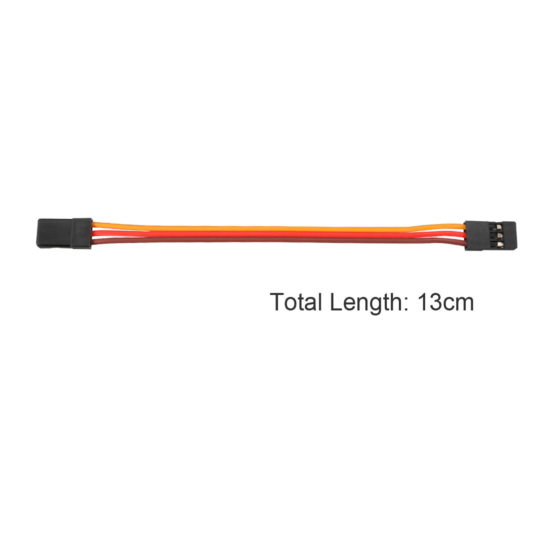 uxcell Uxcell 10Pcs 4 Inches 100mm 3-pin Servo Extension Wire for RC Futaba Lock