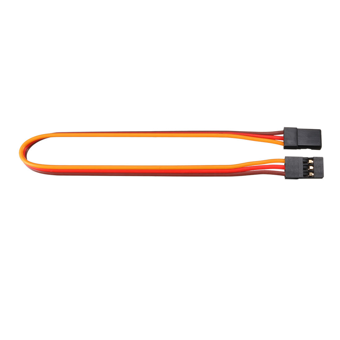 uxcell Uxcell 23CM 3-Pin Male to Male Lead Servo Extension Cable Cord Connectors, 22AWG 60-Cores Wire for RC Futaba JR Servo
