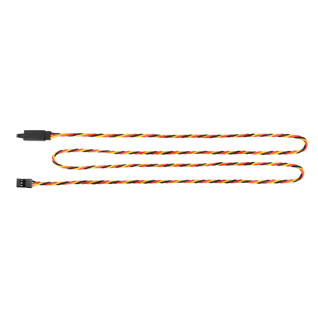 uxcell Uxcell 5Pcs 24 Inches 600mm Servo Extension Cable Anti-interference RC Futaba Lock