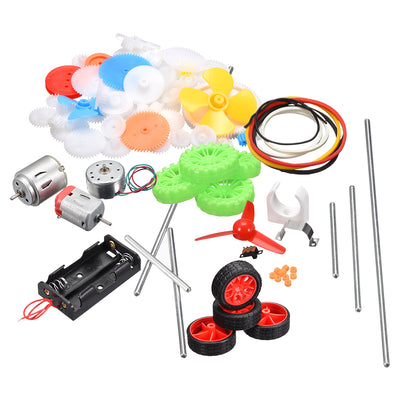 Harfington Uxcell 82 Pcs Plastic Gear Package Kit DIY Gear Assortment accessories set