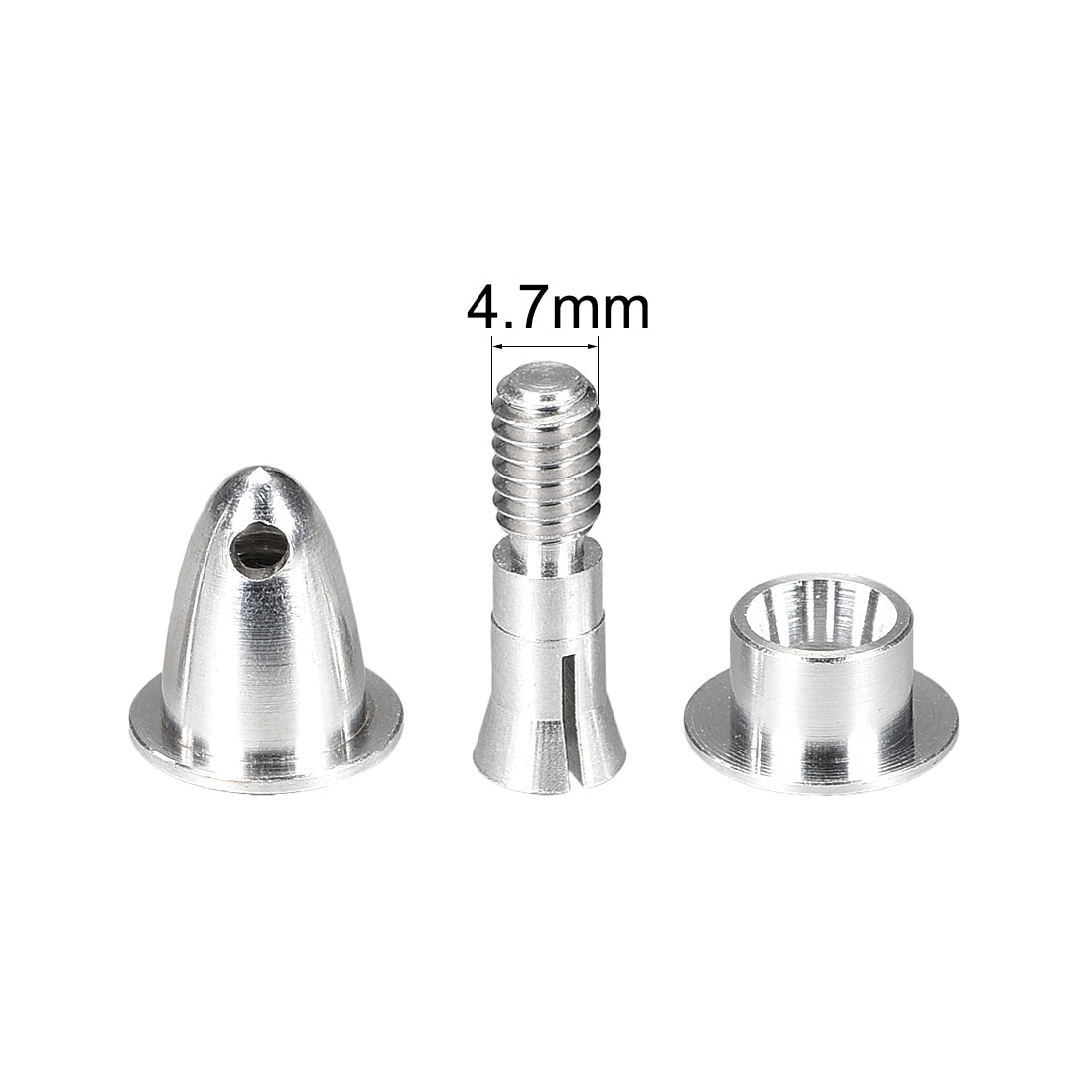 uxcell Uxcell RC Plane Airplane Spinner 4.7mm Shaft Motor Propeller Adaptor 4PCS