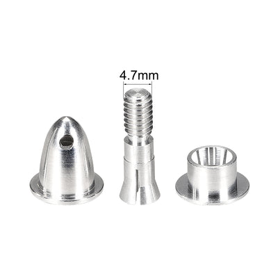 Harfington Uxcell 4PCS RC Airplane Spinners Propeller Adapter 2.3mm Aperture and 4.7mm Output Axle
