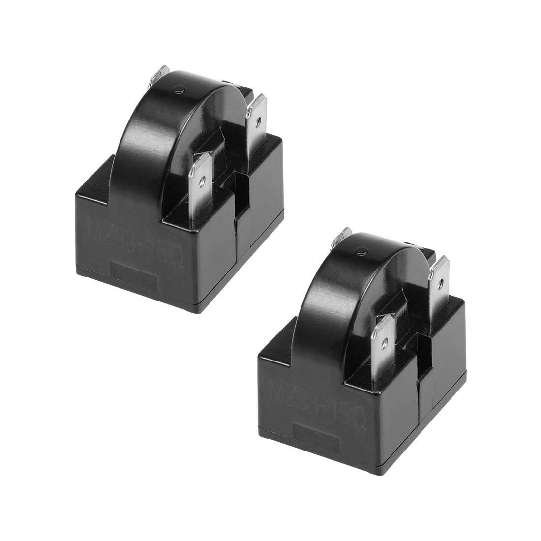 uxcell Uxcell 2 Pcs 15 Ohm 3 Pin Refrigerator  Starter Relay