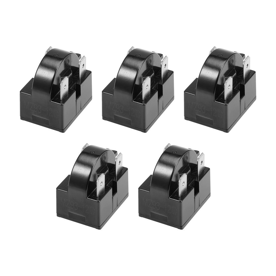 uxcell Uxcell 5 Pcs 12 Ohm 3 Pin Refrigerator  Starter Relay