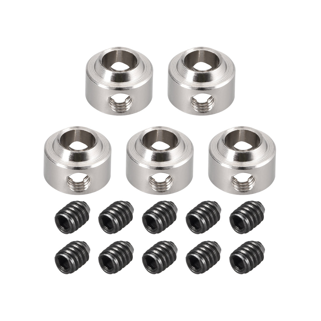 uxcell Uxcell 5PCS RC Airplane Plane Landing Gear Wheel Stop  4.1mm Shaft Hole Dia.