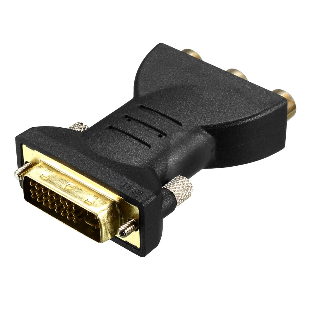 uxcell Uxcell DVI to RCA Adapter 24+5 Male to 3 RCA Female Connector for HDTV Projector