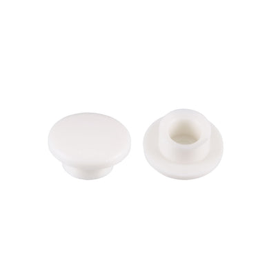 Harfington Uxcell 30Pcs 3.2mm Hole Dia Plastic Push Button Tactile Switch Caps Cover Keycaps Protector White for 6x6 Micro Switch
