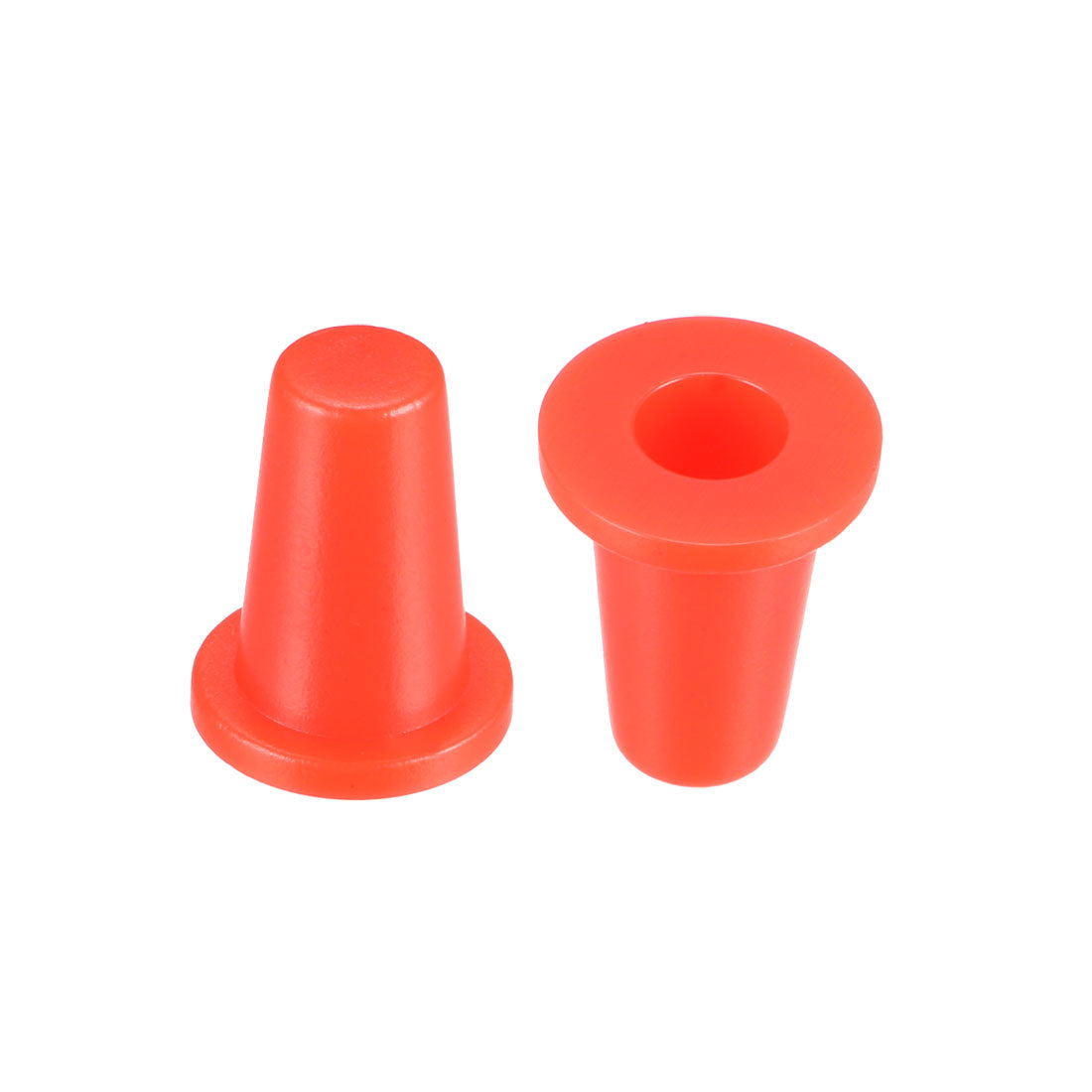 uxcell Uxcell 20Pcs 3.5mm Hole Dia Plastic Push Button Tactile Switch Caps Cover Keycaps Protector Red for 6x6 Micro Switch