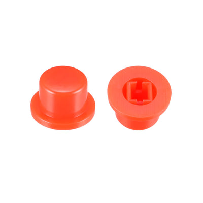 Harfington Uxcell 20Pcs Plastic 9.3x5.6mm Pushbutton Tactile Switch Caps Cover Keycaps Red for 6x6x7.3mm Tact Switch