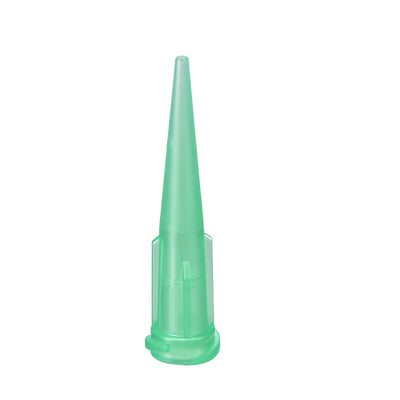 uxcell Uxcell Industrial Blunt Tip Tapered Dispensing Fill Needle 18ga X 1.26" Green 120pcs