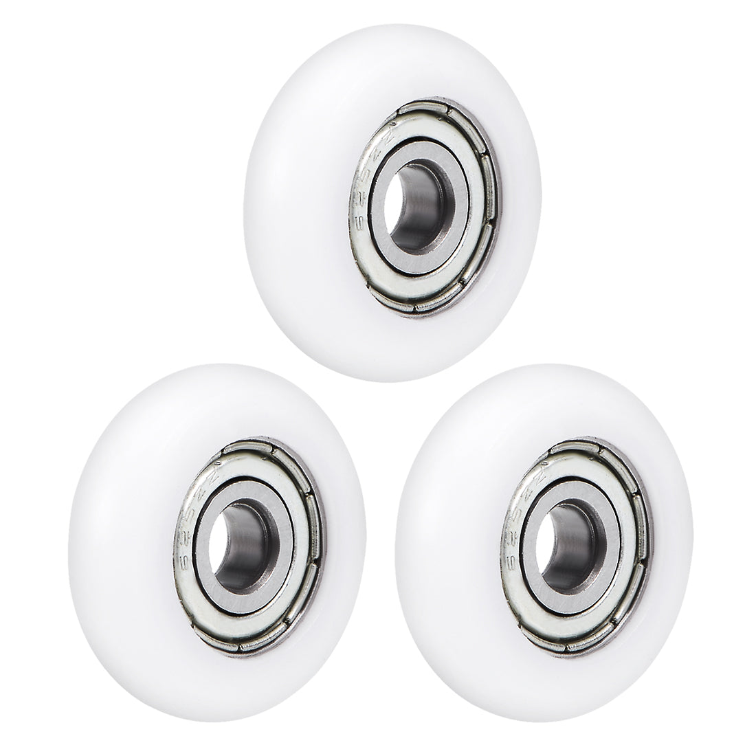 uxcell Uxcell 625ZZ Plastic Coated Ball Bearing 5x23x7mm for Door Windows Furniture Pulley 3pcs
