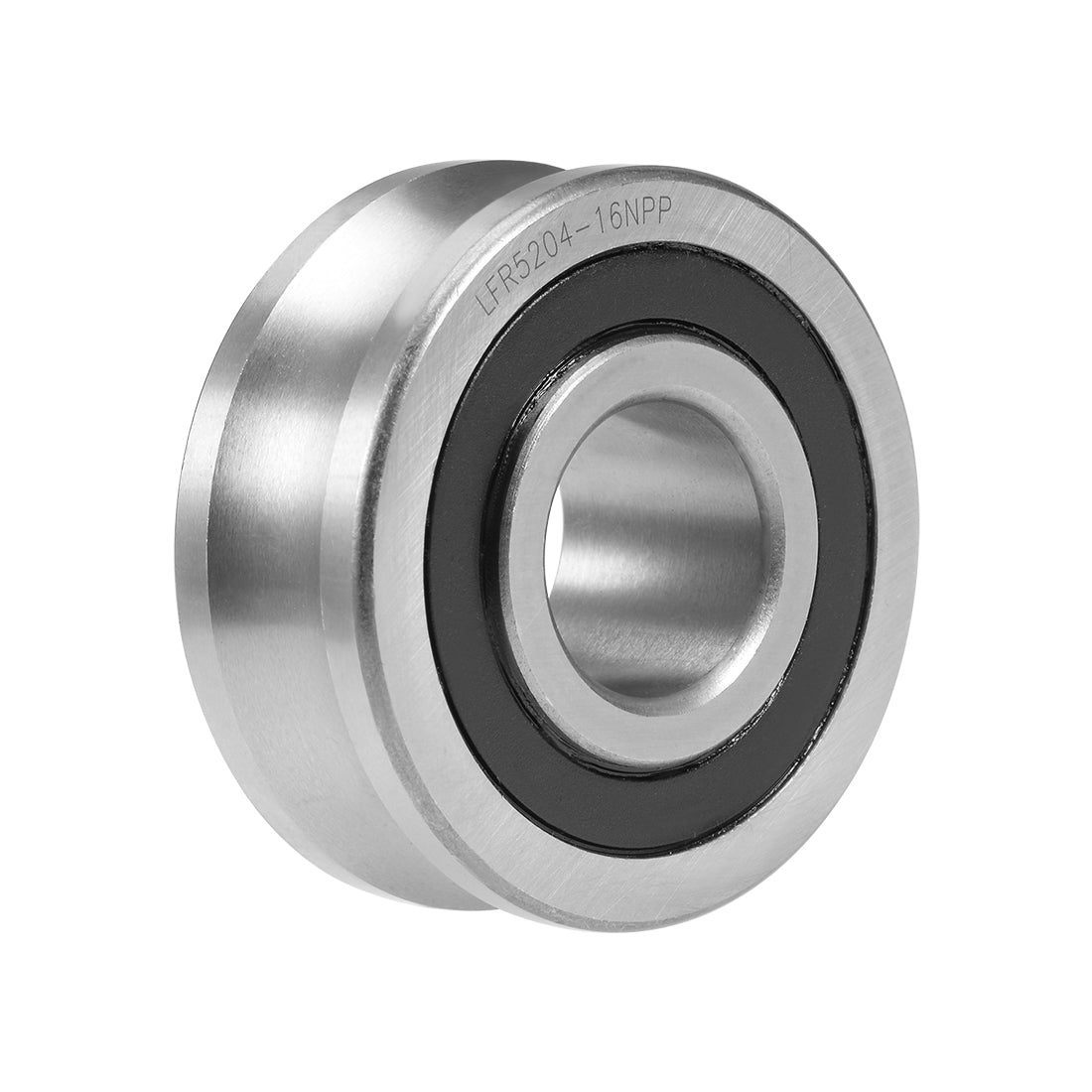 Uxcell LFR50/8-6 NPP U-Groove Ball Bearing 8x24x11mm Guide Pulley Bearings for 6mm Shaft | Harfington, 8x24x11mm