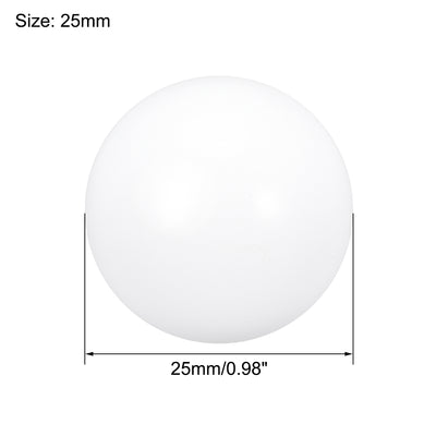 Harfington Uxcell PTFE Ball, 25mm Diameter, Ground Finish, Diaphragm Pneumatic Pump White