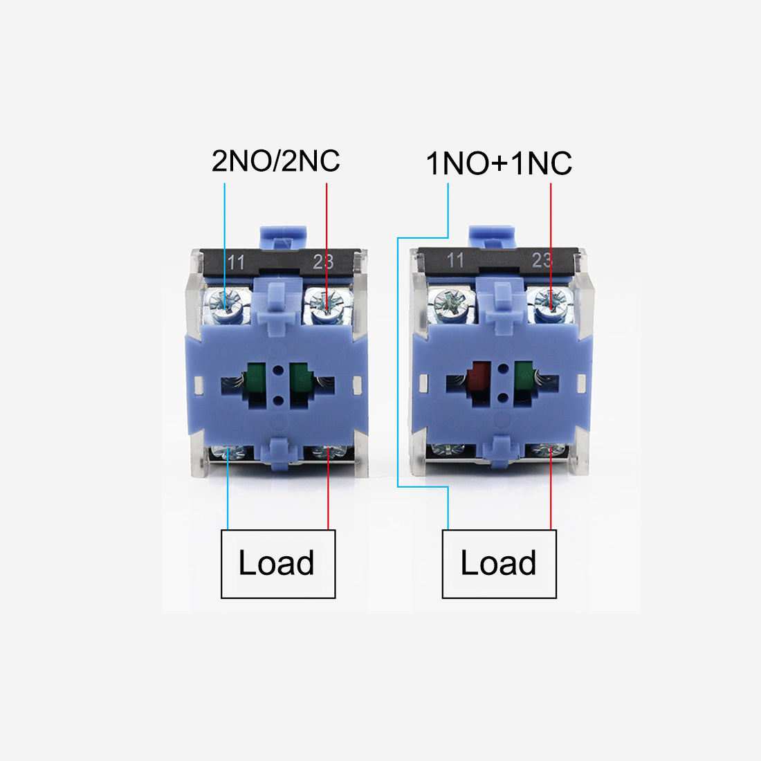 uxcell Uxcell Rotary Selector Switch 3 Positions 1NO+1NC Momentary AC 660V 10A 22mm Panel Mount 2pcs