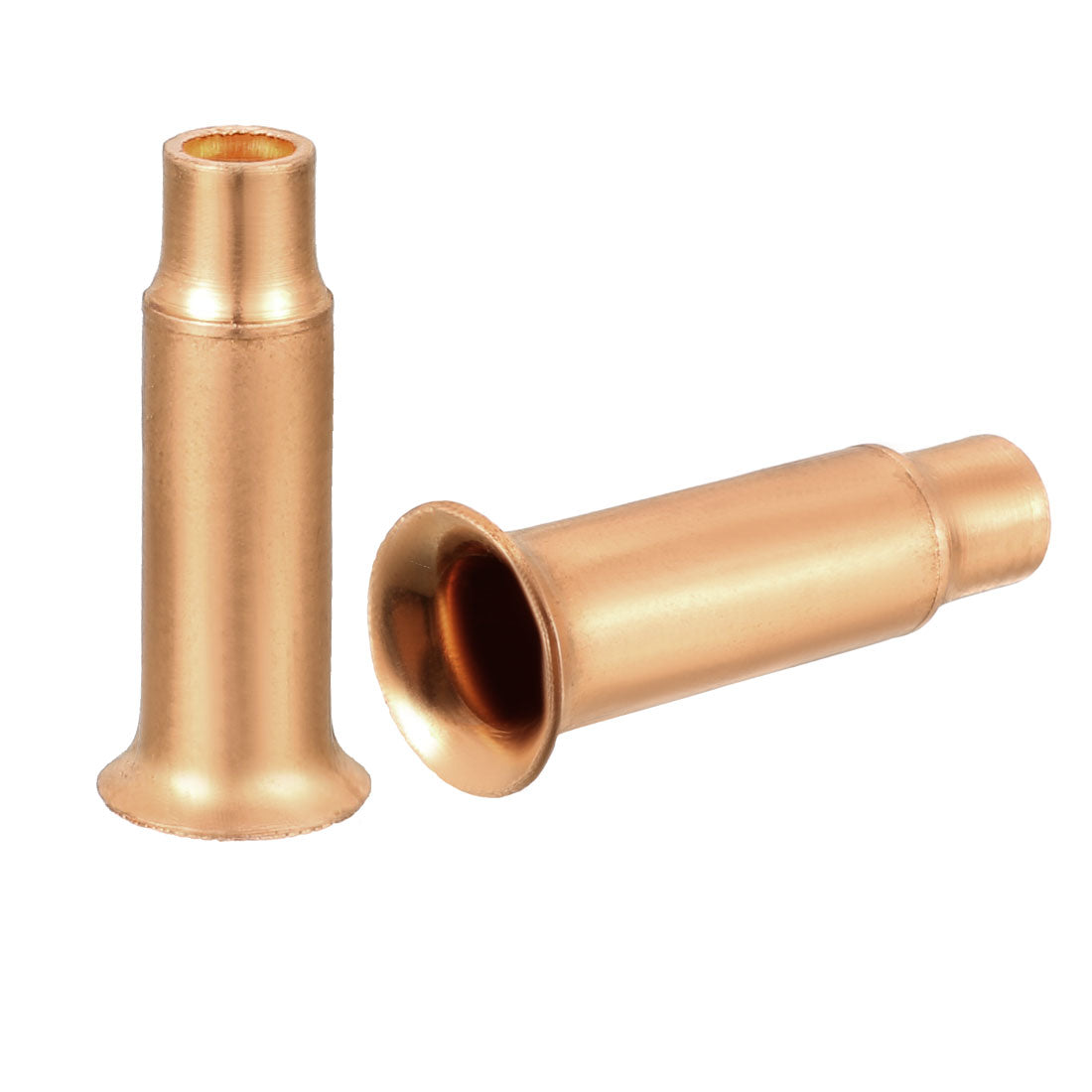 uxcell Uxcell Tube Flare Fitting Copper Tube 4.8mm OD 3.2mm ID for Refrigeration Tubing 15pcs