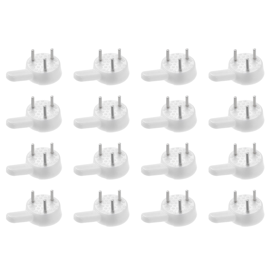 uxcell Uxcell 6lbs Hardwall Hanger for Hardware, Fasteners & Hooks Wall Mount Non-mark Hook Picture Photo Frame Hangers, 20 Pcs