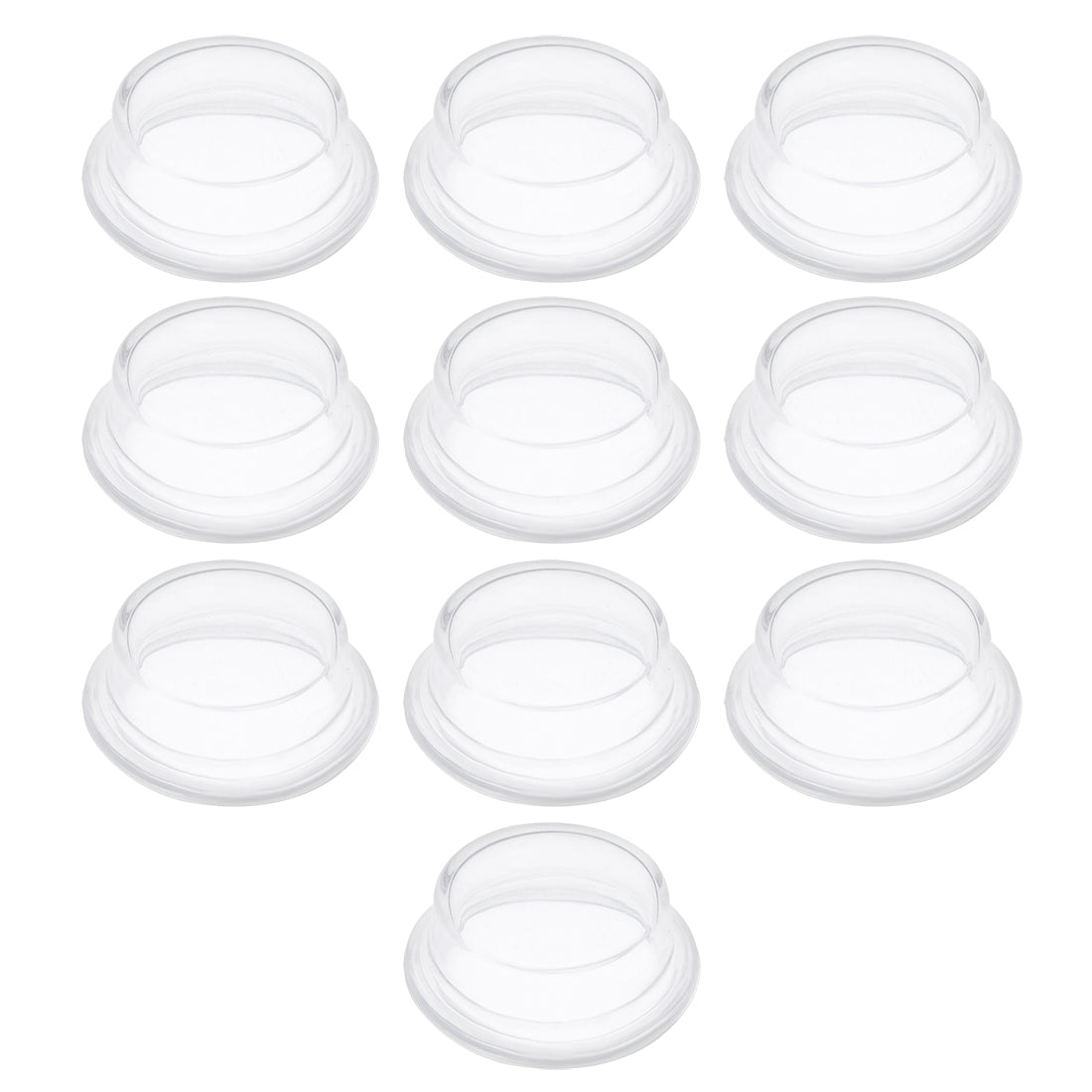 uxcell Uxcell 10pcs Waterproof Case Switch Covers Caps Protector Clear Silicone Round for Boat Rocker Switch