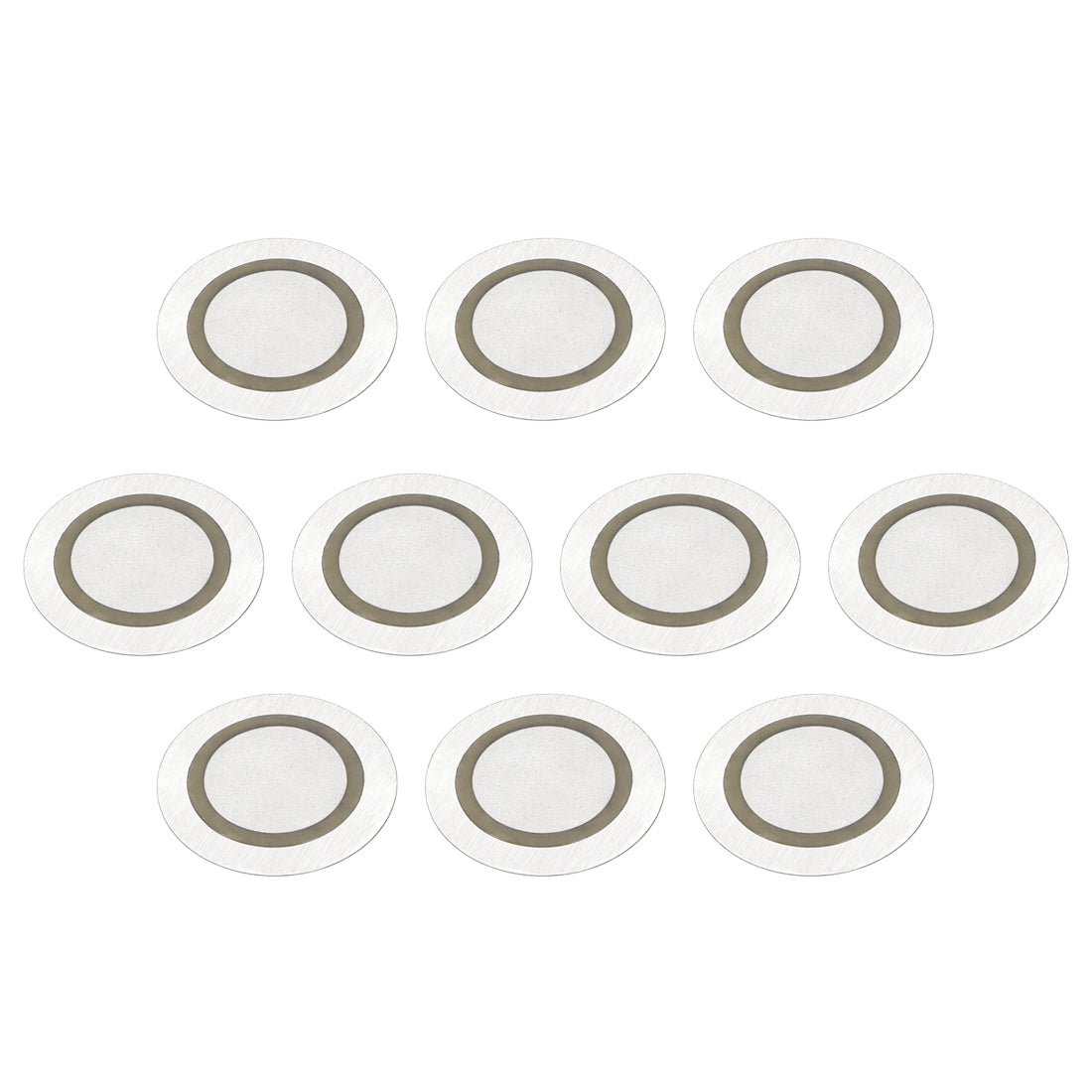 uxcell Uxcell 10 Pcs Discs 20mm Acoustic Pickup Transducer Microphone Trigger Buzzer Drum Guitar