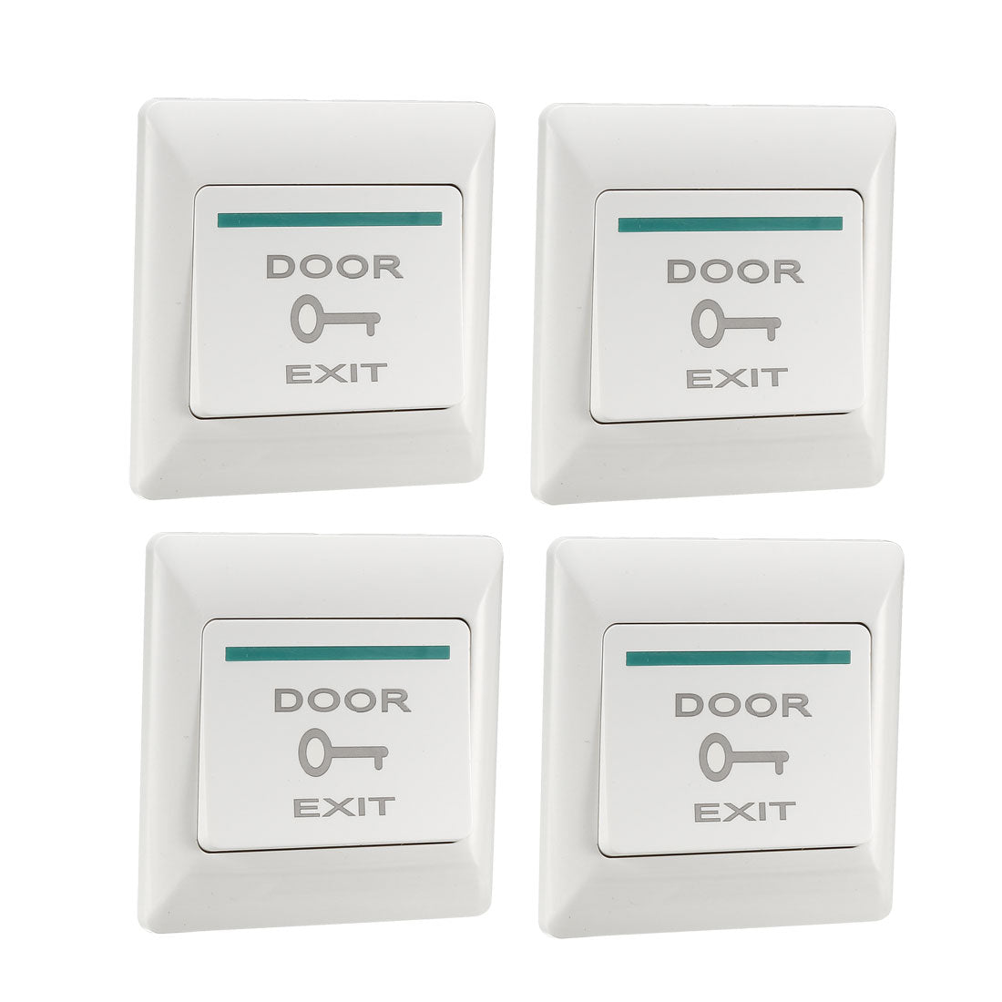 Uxcell Push to Exit Button Release NO/NC/COM Switch Panel Door Access ...
