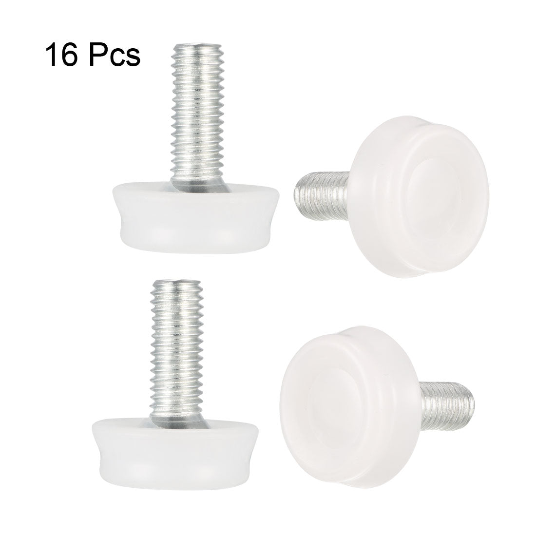 uxcell Uxcell Furniture Levelers, 9mm to 19mm Adjustable Height M8 x 20mm Threaded, 16Pcs