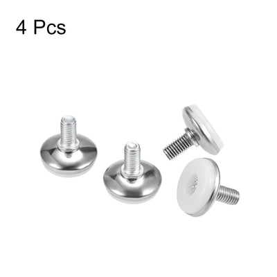 Harfington Uxcell Furniture Levelers, 12mm to 17mm Adjustable Height M8 x15mm Threaded, 4Pcs