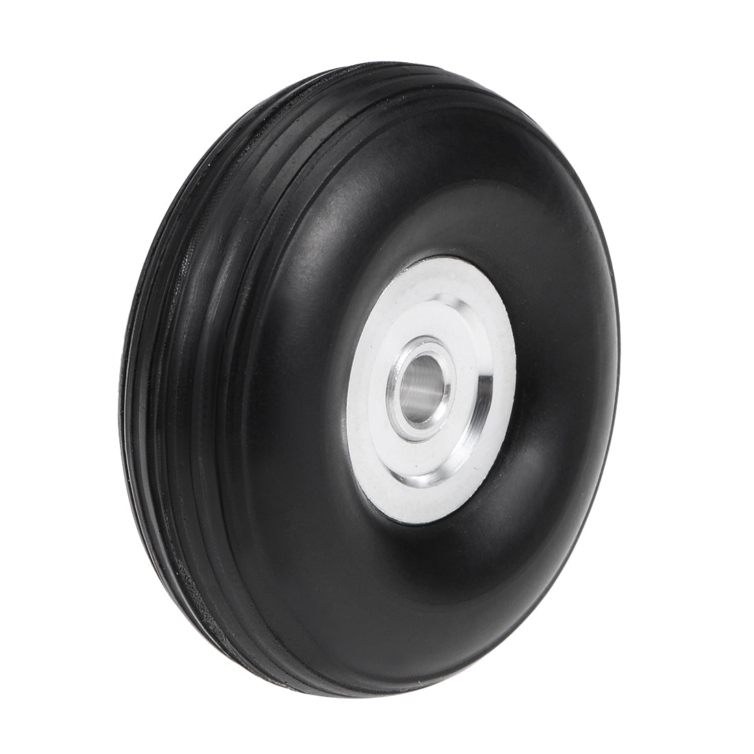 uxcell Uxcell Tire and Wheel Sets for RC Car Airplane,PU Sponge Tire with Aluminum Alloy Hub,1.5"