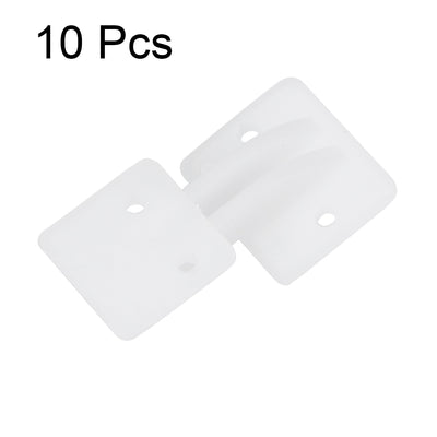 Harfington Uxcell RC Hinges Adjustable Hatch Hinge L38 x W18 mm, for RC Model Airplane Parts White 10pcs