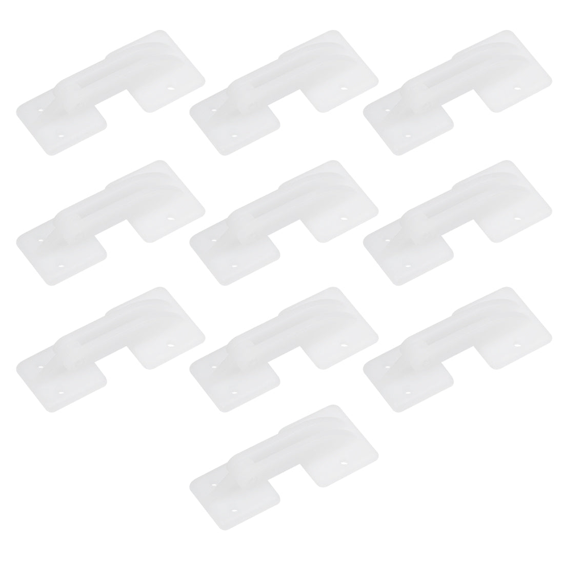 uxcell Uxcell RC Hinges Adjustable Hatch Hinge L38 x W18 mm, for RC Model Airplane Parts White 10pcs