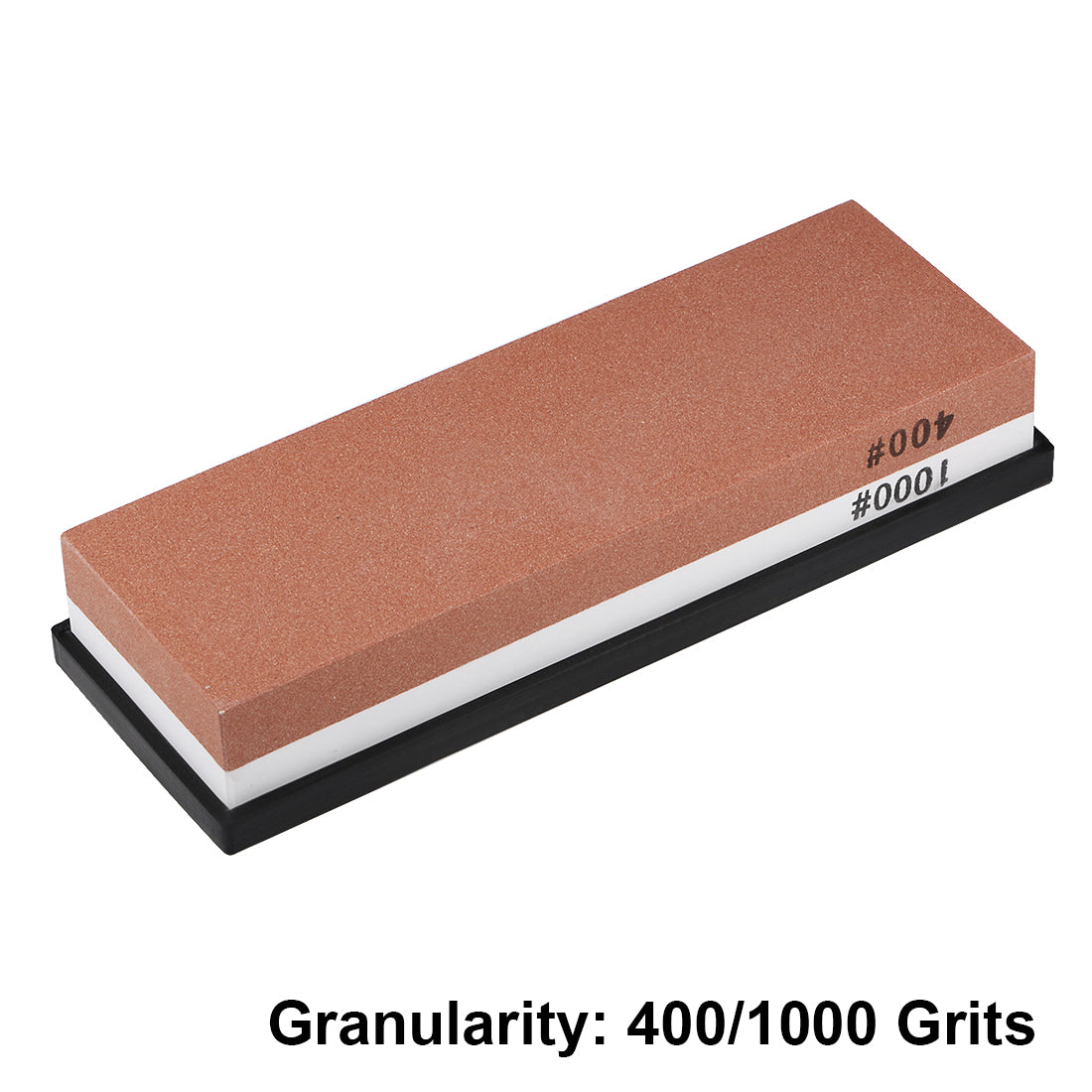 uxcell Uxcell Double-Sided Whetstone Knives Sharpener Sharpening Stone 400/1000 Grit for Scissors Razors Carving Tool