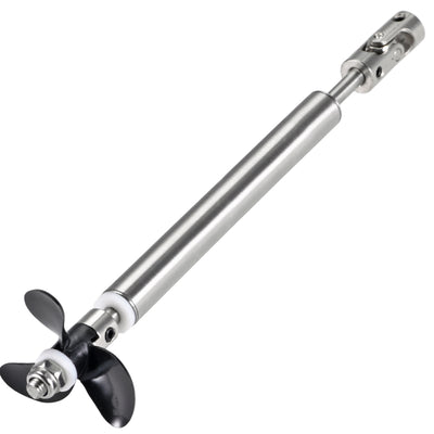 Harfington Uxcell 4mm Drive Shaft W Propeller and Universal Joint for RC Boat,  L130mm Shaft, L80mm Sleeve, D36mm Propeller, Fit for 2mm Motor Shaft