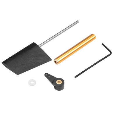 Harfington Uxcell RC Boat Rudder with Single Servo Arm,Rudder Pad Thickness 7mm 1 Set