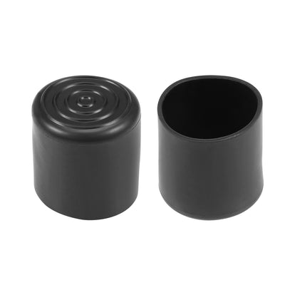 uxcell Uxcell Rubber Furniture Caps 25mm Inner Diameter Round Table Chair Legs Covers 20Pcs
