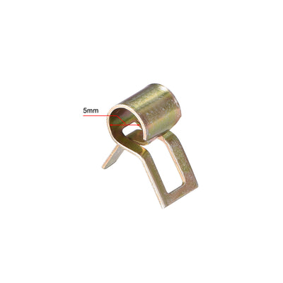 Harfington Uxcell Spring Band Type Clips for Fuel Line Replacement, Hose Clamp