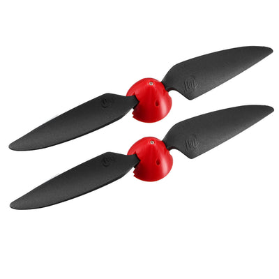 Harfington Uxcell RC Folding Propellers 8x6 Inch Spinner Size D33xH29mm 2mm Motor Shaft Dia. 2-Vane for Airplane Helicopter Nylon 2pcs