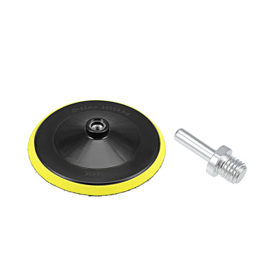 Harfington Uxcell 7" Hook and Loop Backing Pad Orbital Sander Polishing Pad with M14 Drill Adapter
