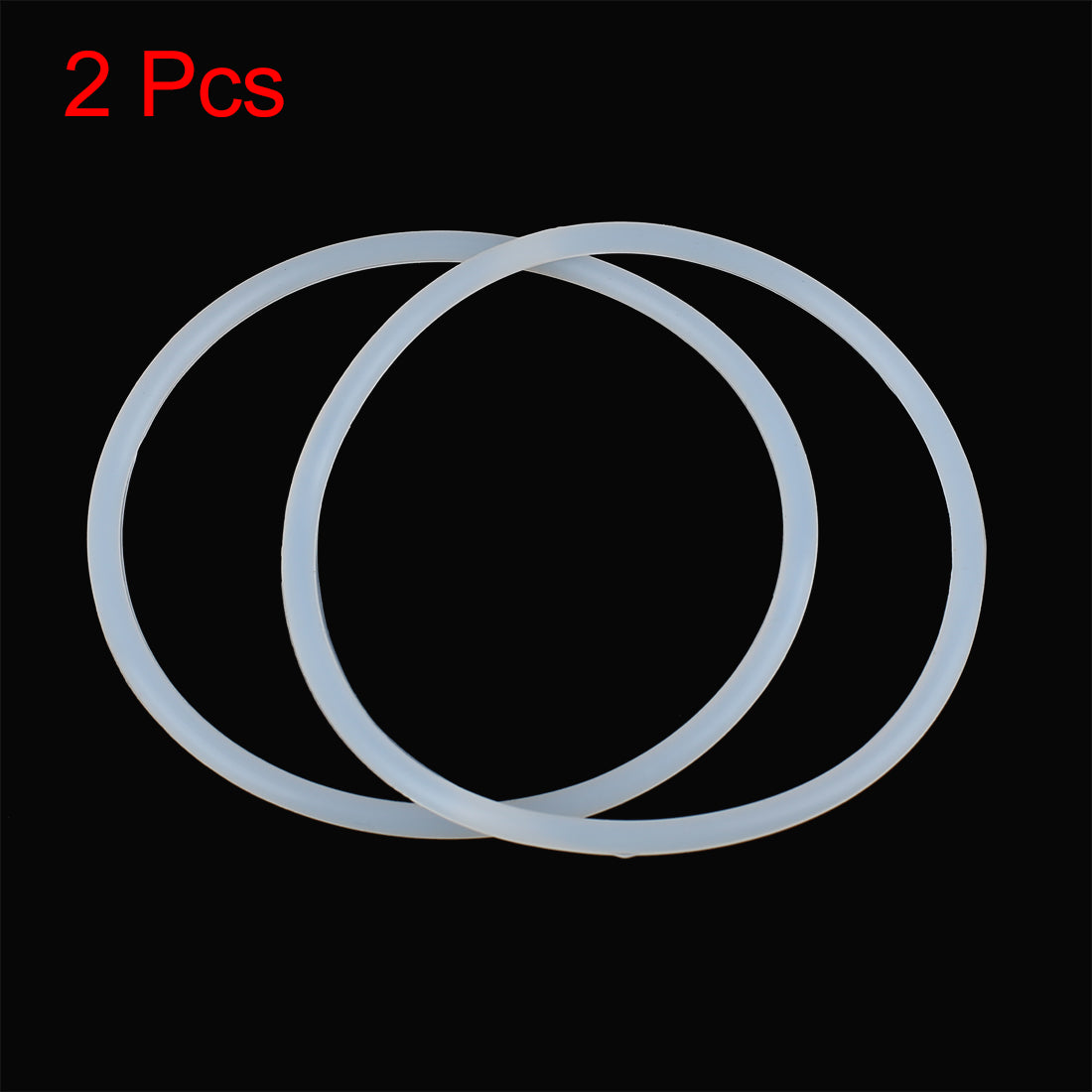 5Pcs Silicone O-Rings, 85mm OD, 78mm ID, 3.5mm Width, Seal Gasket White