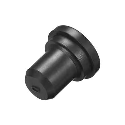 Harfington Uxcell Rubber Stopper , SPR-105 EPDM 10.5mm Dia Seal Hole Insert Stopper Black for Cable Gland , 3pcs
