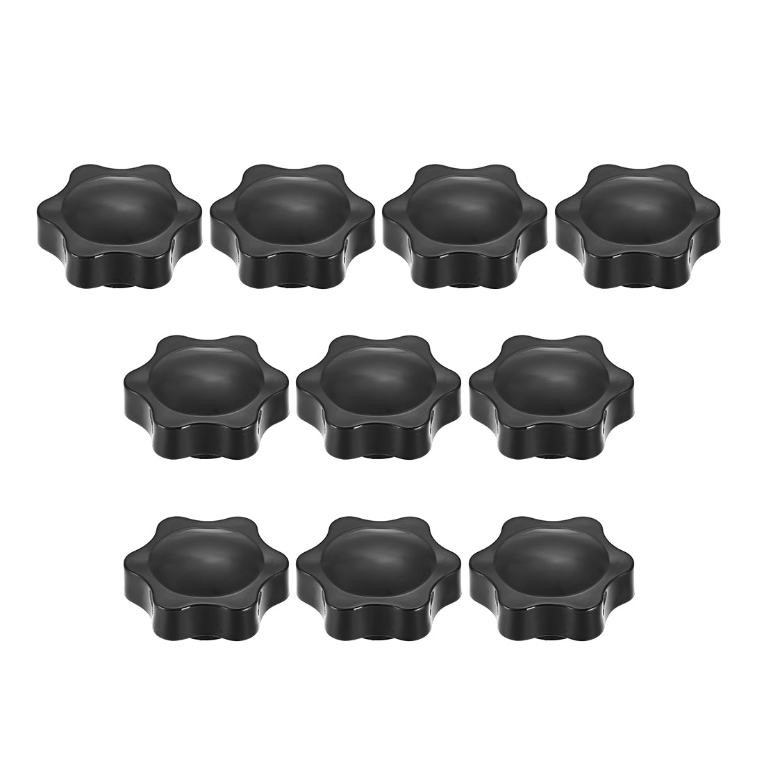 uxcell Uxcell Clamping Handle Gripandles Screw Knobs Handgrips Star Knob Female Thread 10pcs