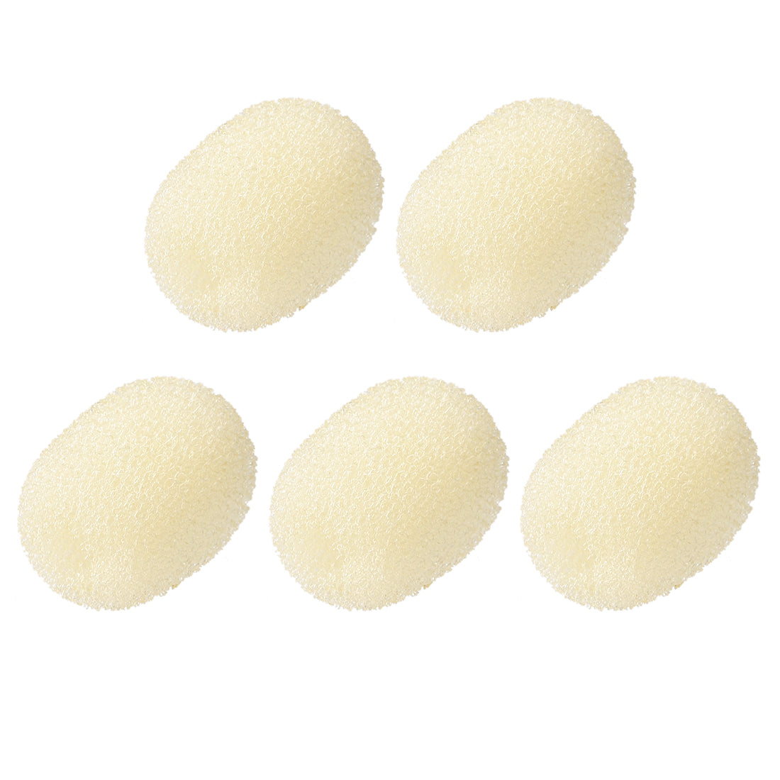 uxcell Uxcell 5PCS Foam Mic Cover Headset Microphone Windscreen Shield Protection 14.5mm Length for Headset Lapel Lavalier