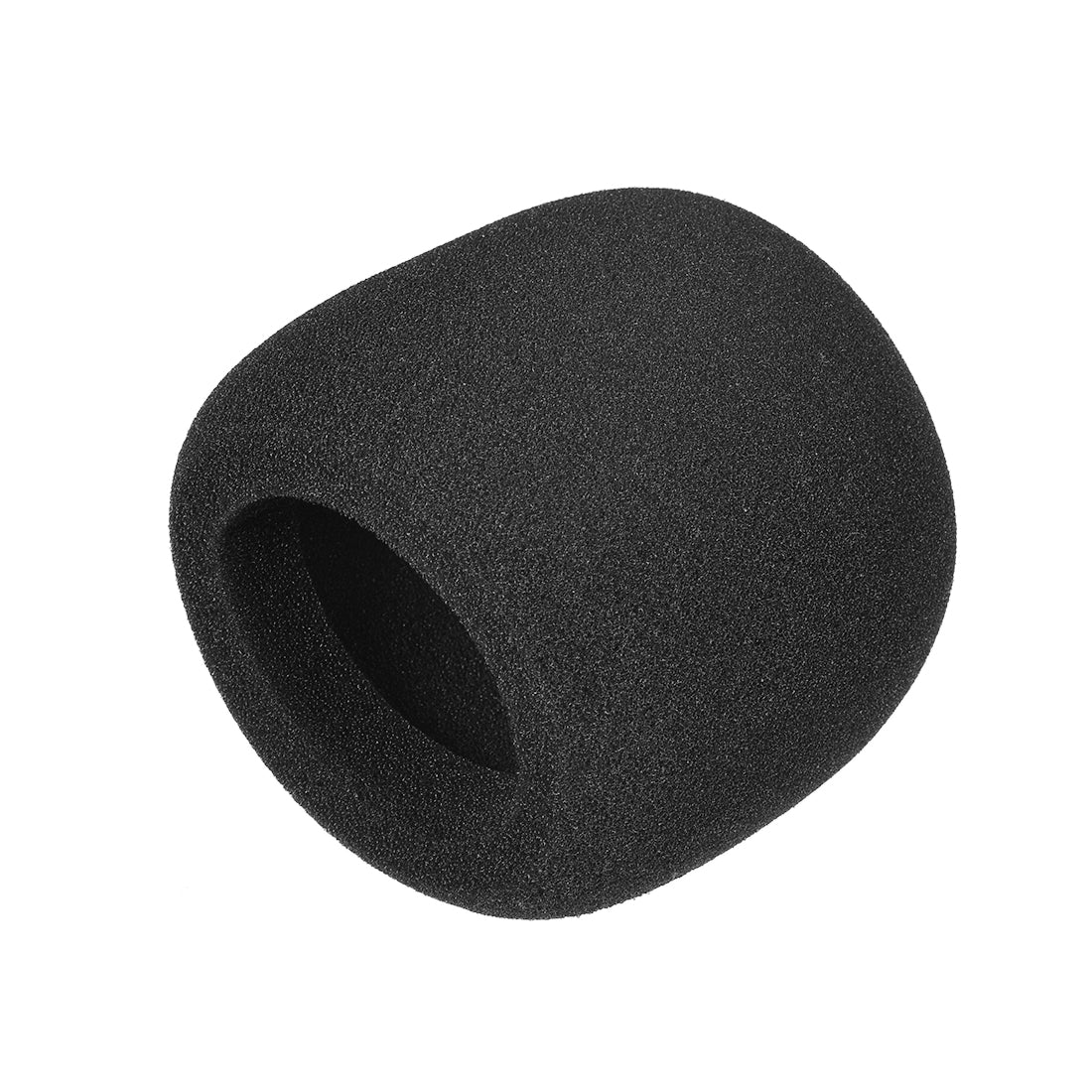 uxcell Uxcell Thicken Sponge Foam Mic Cover Handheld Microphone Windscreen Black for KTV